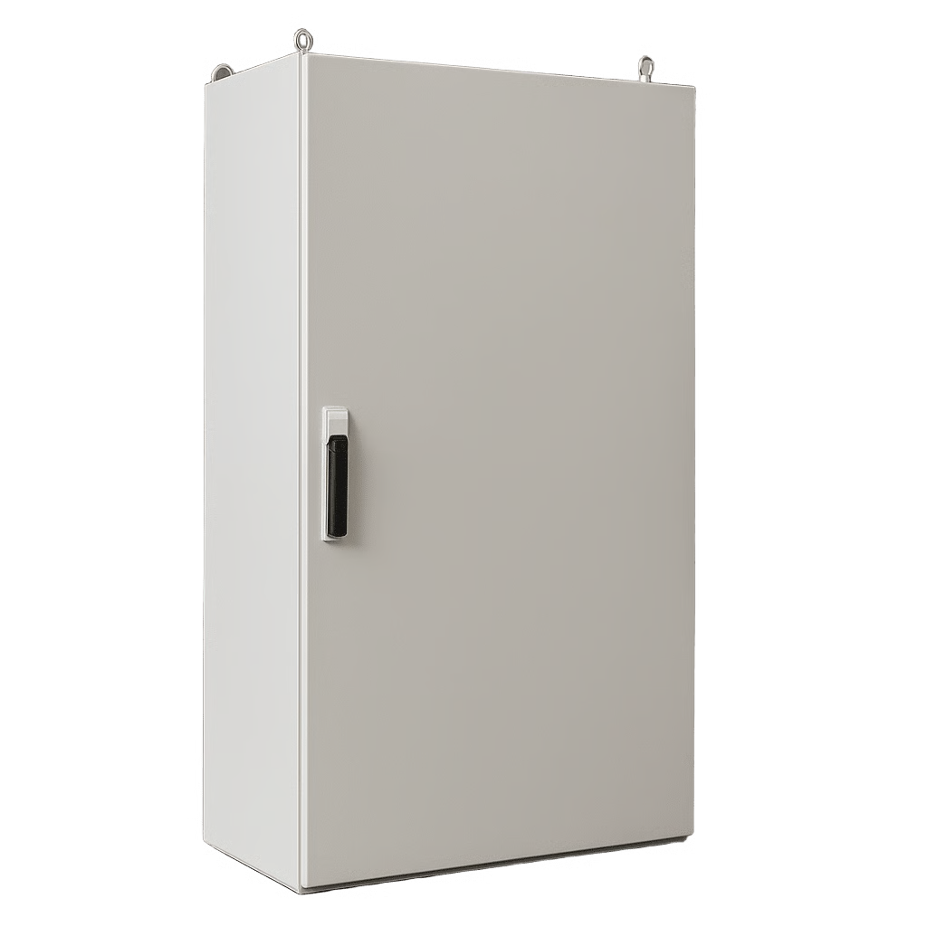 GABINETE DE ACERO IP55  (800 X 1600 X 400 MM) CON PLACA TRASERA INTERIOR METÁLICA