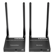 KIT EXTENSOR INALÁMBRICO HDMI | 4K@60HZ 4096X2160 | TECNOLOGÍA IPCOLOR STREAM | BANDA 5G 5.18-5.24 GHZ | DISTANCIA 50 M | CONEXIÓN DE HASTA 1 A 4