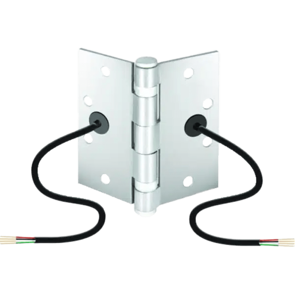 BISAGRA DE TRANSFERENCIA ELÉCTRICA SD-H412 / 12-24 VAC/VDC / 4 HILOS 28AWG / ACERO RESISTENTE A VANDALISMO / TRANSFERENCIA DE ENERGÍA Y DATOS / REEMPLAZO DE BISAGRA ESTÁNDAR-Cerraduras-ENFORCER SECOLARM-Bsai Seguridad & Controles