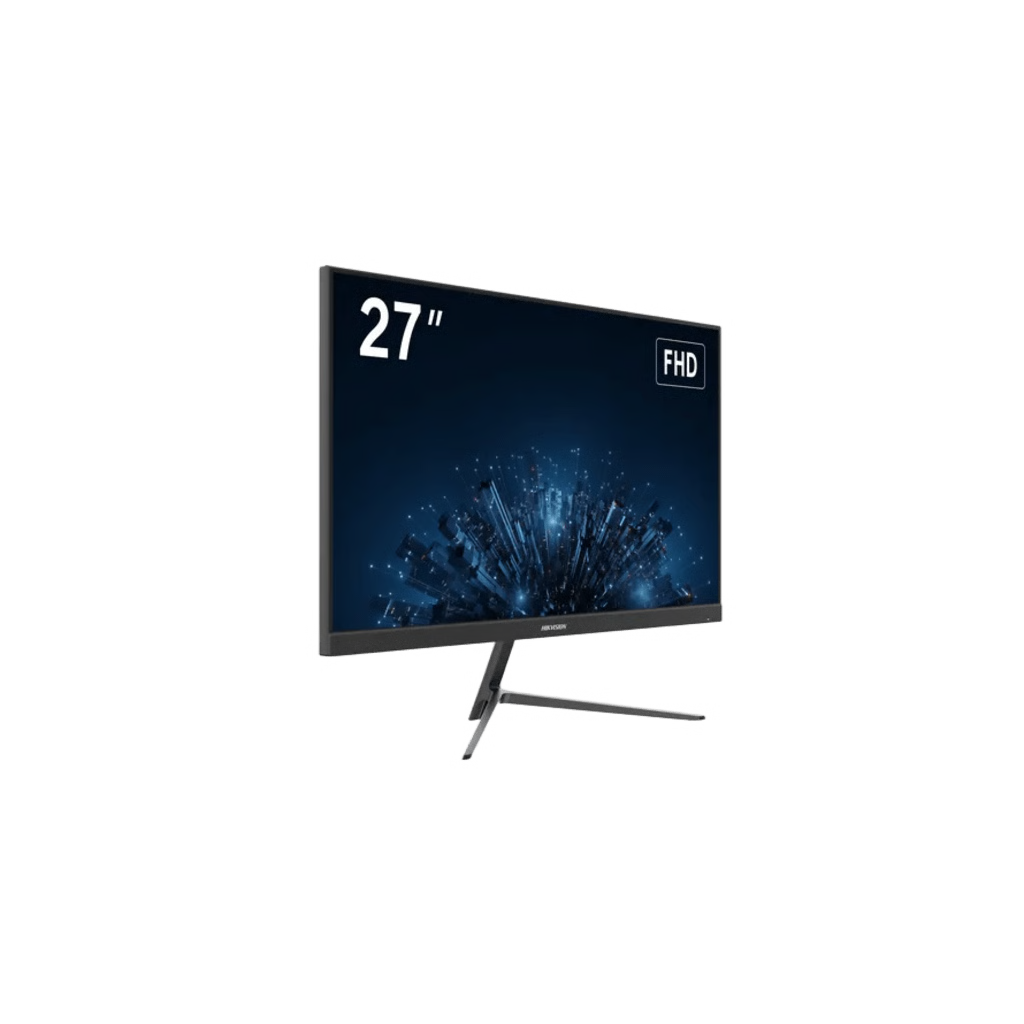 MONITOR LED FULL HD (1080P) DE 27" / IDEAL PARA CCTV, OFICINA Y HOGAR / ENTRADA HDMI-VGA / MONTAJE VESA ( 100 X 100) / USO 12/7 / BACKLIGHT E-LED / ULTRA DELGADO