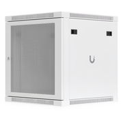 UACC RACK CABINET 12U (598 X 600 MM) - GABINETE CERRADO PARA MONTAJE EN PARED CON PUERTA FRONTAL PERFORADA, TOTALMENTE ENSAMBLADO CON VENTILADORES INTEGRADOS Y PANELES REMOVIBLES