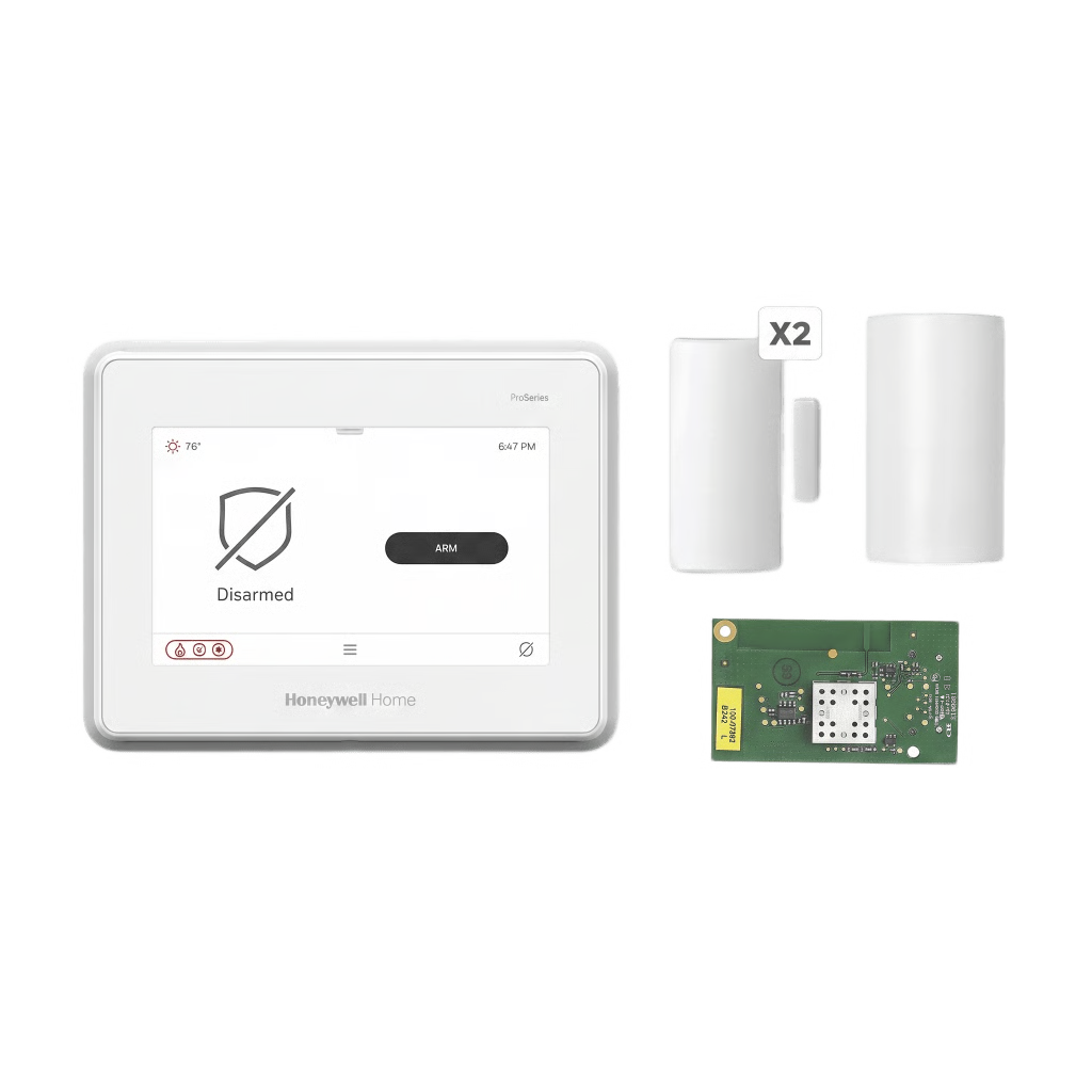 KIT DE PANEL DE ALARMA PROA7FA CON PANTALLA TOUCH DE 7" / MÓDULO WIFI + Z-WAVE / SENSOR PIR / 2 CONTACTOS MAGNÉTICOS