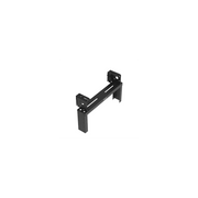 RACK DE DISTRIBUCIÓN AÉREO DE 2 POSTES PANZONE®, RIELES ROSCADOS #12-24, DE 4 UR, COLOR NEGRO
