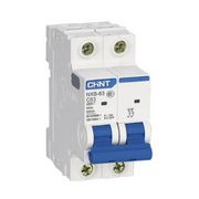 PASTILLA PARA RIEL DIN, 2 POLOS, 40 AMP, VCA:110/415V, 10KA, CATÁLOGO: NXB632PC40, SERIE: NXB-63.-Área Eléctrica-CHINT-Bsai Seguridad & Controles