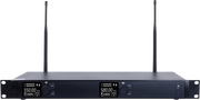 RECEPTOR INALÁMBRICO DUAL CANAL DIGITAL U-BAND | 4 BANDAS DE FRECUENCIA (470-830 MHZ) | TRANSMISIÓN DIGITAL PI/4-DQPSK | PANTALLA TFT-LCD 2.2" | ANTI-INTERFERENCIA CON ID CODE PILOT | SALIDAS BALANCEADAS Y DESBALANCEADAS | ECUALIZACION