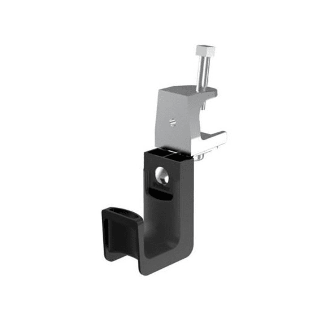 SUJETADOR STRONGHOLD TIPO J (J-HOOK), CON ABRAZADERA DE TORNILLO PARA MONTAJE, HASTA 8 CABLES CAT6, NYLON 6.6, COLOR NEGRO, 1 PIEZA-Calidad de la Energía-PANDUIT-Bsai Seguridad & Controles