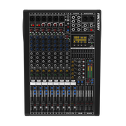 CONSOLA DE MEZCLA ANALÓGICA DS-QAPMCR8-A | 8 CANALES | 6 ENTRADAS MIC/LÍNEA | 12 SALIDAS | DSP EFECTOS | USB MEDIA | BLUETOOTH | MONTAJE EN RACK