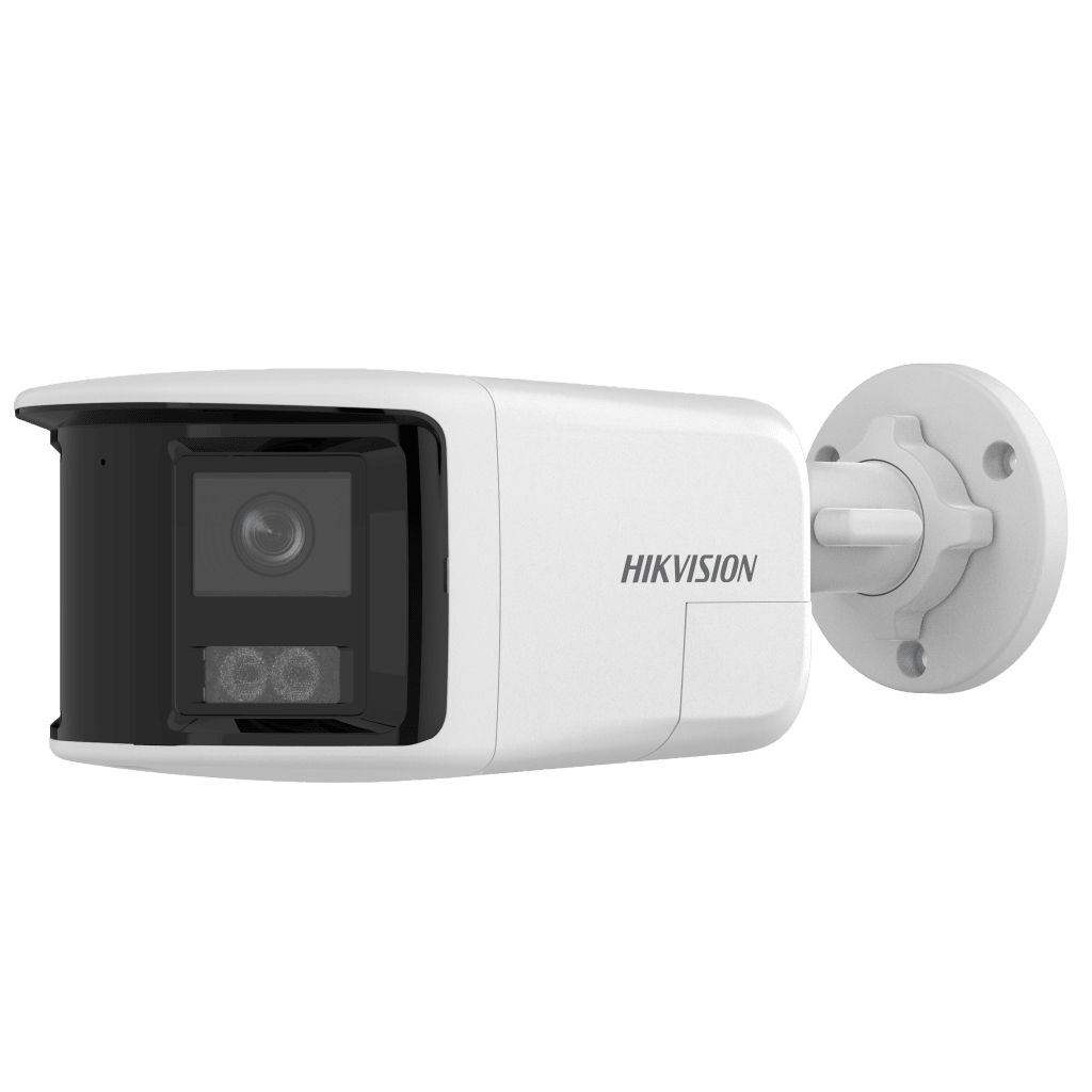 [PROTECCIÓN ACTIVA] BALA IP 6 MEGAPIXEL / 2 LENTES DE LENTE 2.8 MM (IMAGEN PANORÁMICA 180°) / 30 MTS IR / EXTERIOR IP67 / LUZ INTERMITENTE Y ALERTA DE AUDIO / AUDIO BIDIRECCIONAL / ACUSENSE / WDR 120 DB / MICRO SD-Cámaras IP y NVRs-HIKVISION-Bsai Seguridad & Controles