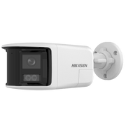 [PROTECCIÓN ACTIVA] BALA IP 6 MEGAPIXEL / 2 LENTES DE LENTE 2.8 MM (IMAGEN PANORÁMICA 180°) / 30 MTS IR / EXTERIOR IP67 / LUZ INTERMITENTE Y ALERTA DE AUDIO / AUDIO BIDIRECCIONAL / ACUSENSE / WDR 120 DB / MICRO SD-Cámaras IP y NVRs-HIKVISION-Bsai Seguridad & Controles