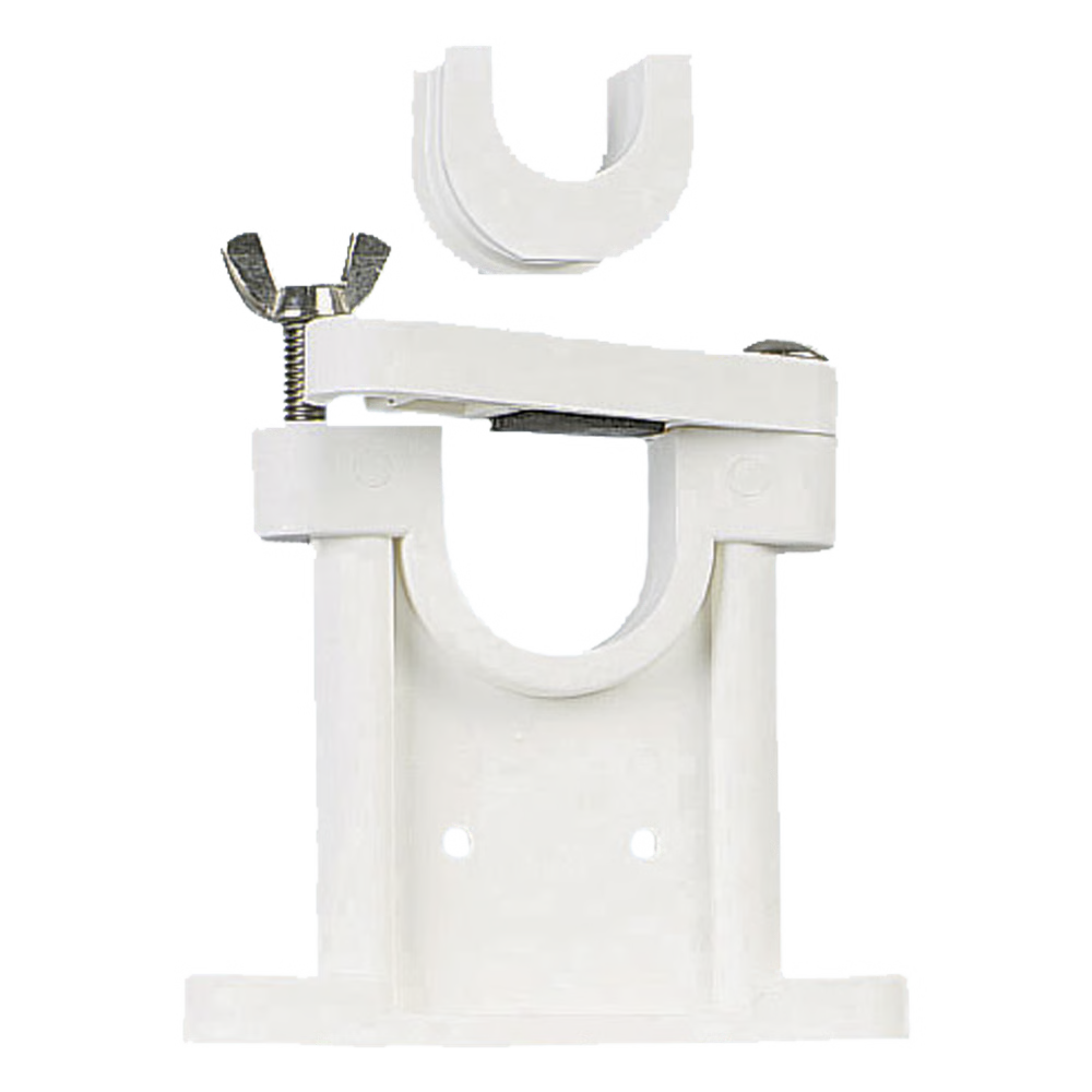 SOPORTE PARA ANTENAS DE 1 1/2 ", 1 1/8" Y 1" DE DIAMETRO, UTILIZANDO EL ADAPTADOR INCLUIDO.