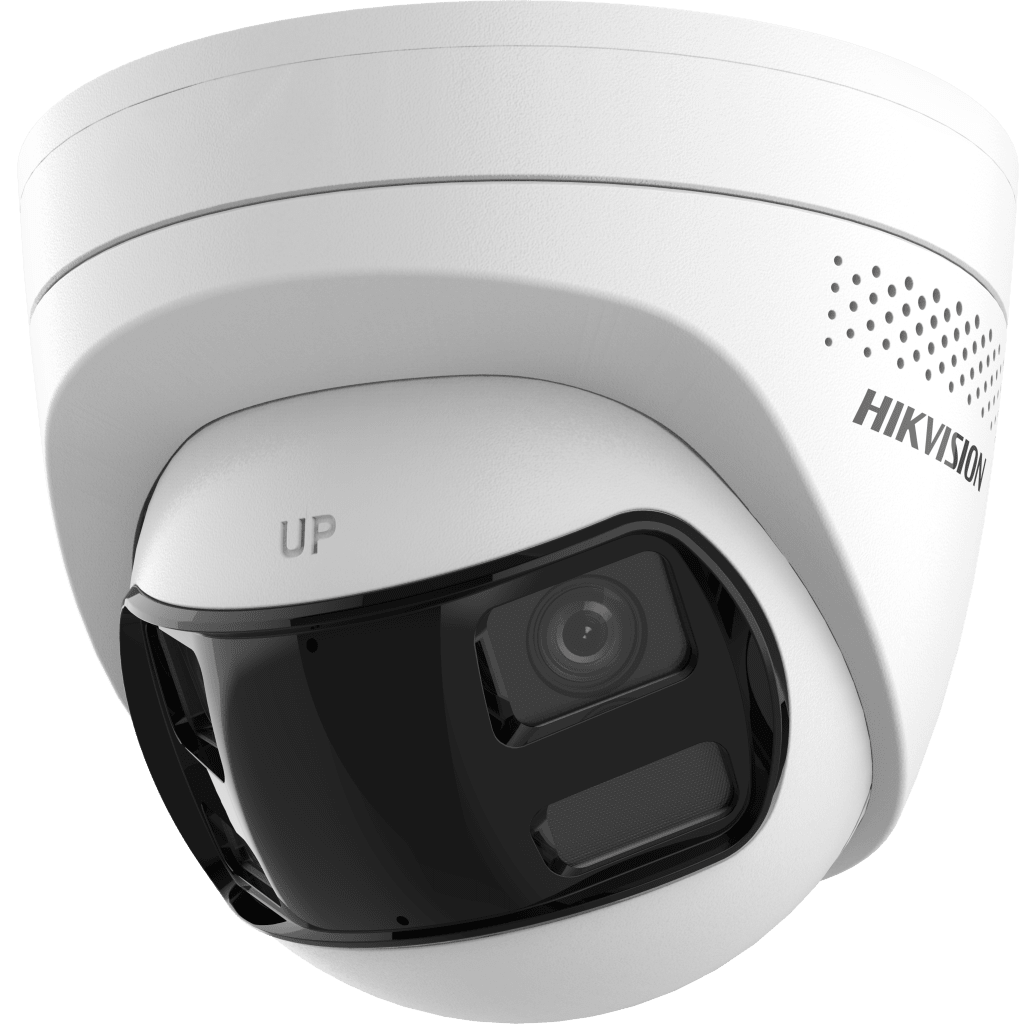 [PROTECCIÓN ACTIVA] TURRET IP 6MEGAPIXEL / 2 LENTES DE 2.8 MM (IMAGEN PANORÁMICA 180°) / 30 MTS IR / EXTERIOR IP67 / LUZ INTERMITENTE Y ALERTA DE AUDIO / AUDIO BIDIRECCIONAL / ACUSENSE / WDR 120 DB / MICRO SD-Cámaras IP y NVRs-HIKVISION-Bsai Seguridad & Controles