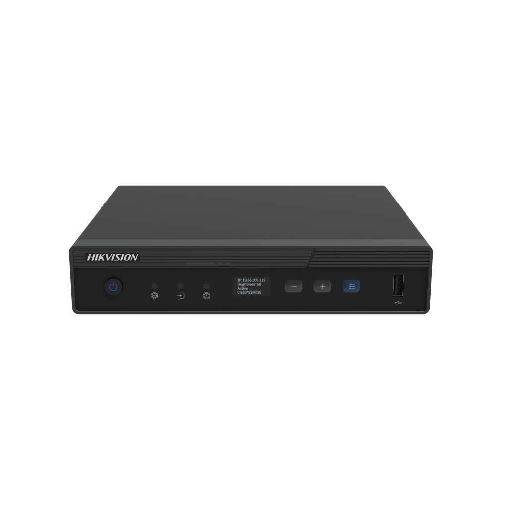 CONTROLADOR LED PARA VIDEOWALL / CONFIGURACIÓN WEB / ANDROID INTERCONSTRUIDO / 6 PUERTOS DE VIDEO RJ45 / COMPATIBLE CON PANELES LED HIKVISION