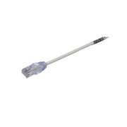 CABLE DE PARCHEO TX6, UTP CAT6, DIAMETRO REDUCIDO (28AWG), COLOR BLANCO MATE, 4.57 METROS (15 PIES)