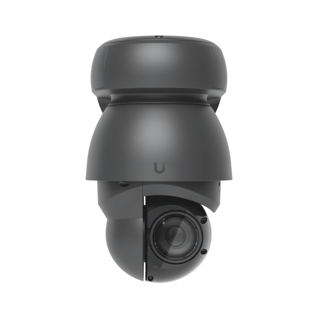 CÁMARA UNIFI PROTECT PTZ AI INDUSTRIAL COLOR NEGRO, 4K (8MPX), ZOOM ÓPTICO 22X, VISIÓN NOCTURNA IR 100 M, RECONOCIMIENTO FACIAL Y PLACAS, PROTECCIÓN IP66, MOVIMIENTO 360°, POE++