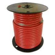 CABLE PARA BATERÍA COLOR ROJO CALIBRE 1 AWG / ROLLO DE 100 PIES / COBRE ESTAÑADO CLASE K / 600-1000V / 105°C SECO 75°C HÚMEDO / RESISTENTE A LLAMA VW-1 / FLEXIBLE EXTRA / UL 1426 BC-5W2