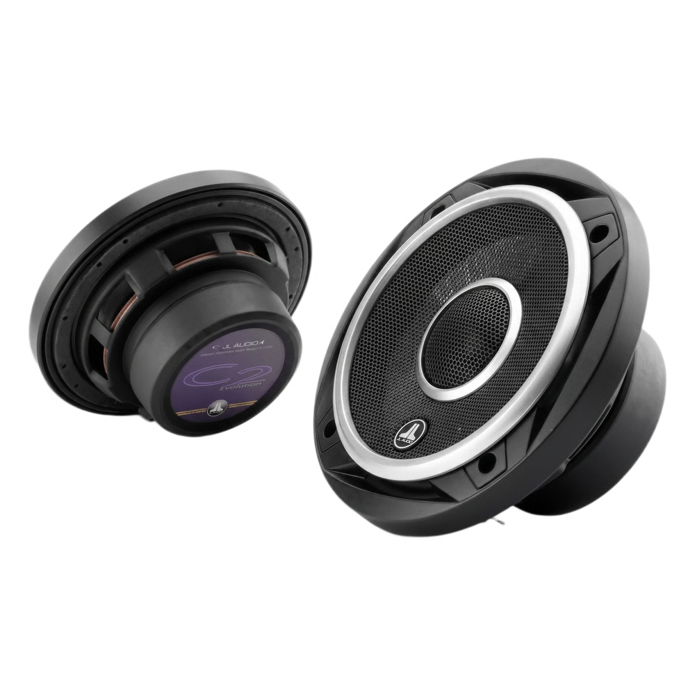 JL AUDIO® C2 / CAR AUDIO / ALTAVOCES COAXIALES BIDIRECCIONALES DE 6.5" / POTENCIA RMS 60 W / CONO DE POLIPROPILENO MINERAL / TWEETER DE CÚPULA DE SEDA 19 MM / TERMINALES DE HORQUILLA / APLICACIONES MARINAS Y EXTERIORES