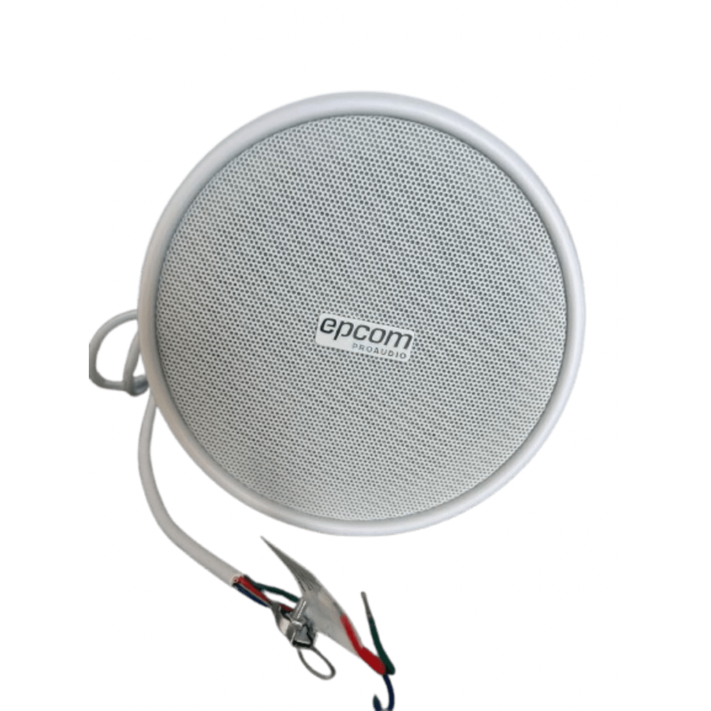 ALTAVOZ COLGANTE 5" | 10-20W | 70/100V | RESPUESTA 130-18KHZ | BLANCO | SENSIBILIDAD 90DB-Audio residencial/Comercial-EPCOM PROAUDIO-Bsai Seguridad & Controles