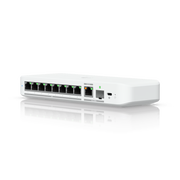 SWITCH ADMINISTRABLE UNIFI FLEX DE 8 PUERTOS 2.5G, 1 PUERTO COMBO 10G RJ45 Y 1 SFP+ 10G, COMPACTO, PARA ESCRITORIO, SE ALIMENTA POR POE+ O ADAPTADOR USB-C 5V, 3A (INCLUYE FUENTE DE ALIMENTACIÓN)