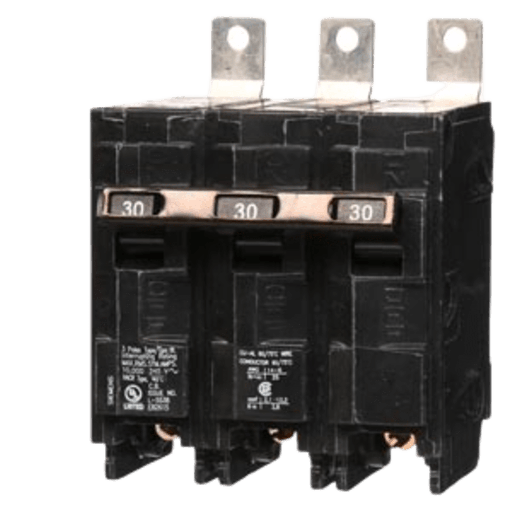 INTERRUPTOR AUTOMÁTICO ATORNILLABLE TIPO BL 3 POLOS, 30 AMP.