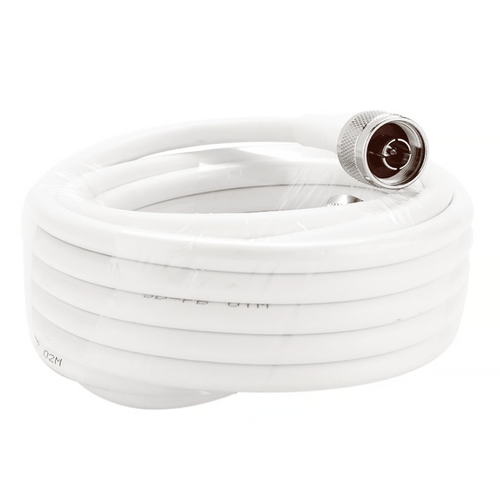 JUMPER COAXIAL CON CABLE EPCOM295 | CONECTOR N MACHO EN LOS EXTREMOS | 18 METROS DE LONGITUD.