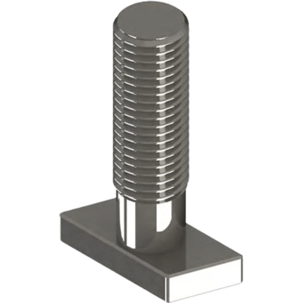PERNO DE MONTAJE SOLAR / ACERO INOXIDABLE / ROSCA M8 / 30 MM (1.18 IN) / COMPATIBLE CON N RAIL 4.72 Y M2 / 12.26 G
