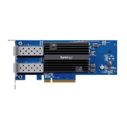 ADAPTADOR DE RED SFP+ DE 10 GBE DE DOBLE PUERTO | COMPATIBLE CON SYNOLOGY | PCIE 3.0 X8 | LINK AGGREGATION | JUMBO FRAME 9 KB | GARANTÍA DE 5 AÑOS.