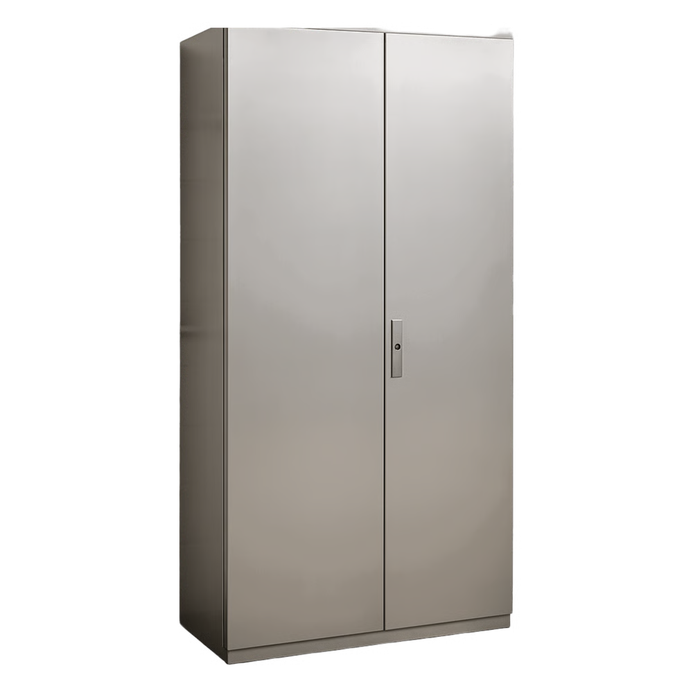 GABINETE DE ACERO INOXIDABLE IP55 (1000 X 2200 X 400 MM) CON PLACA INTERNA GALVANIZADA.