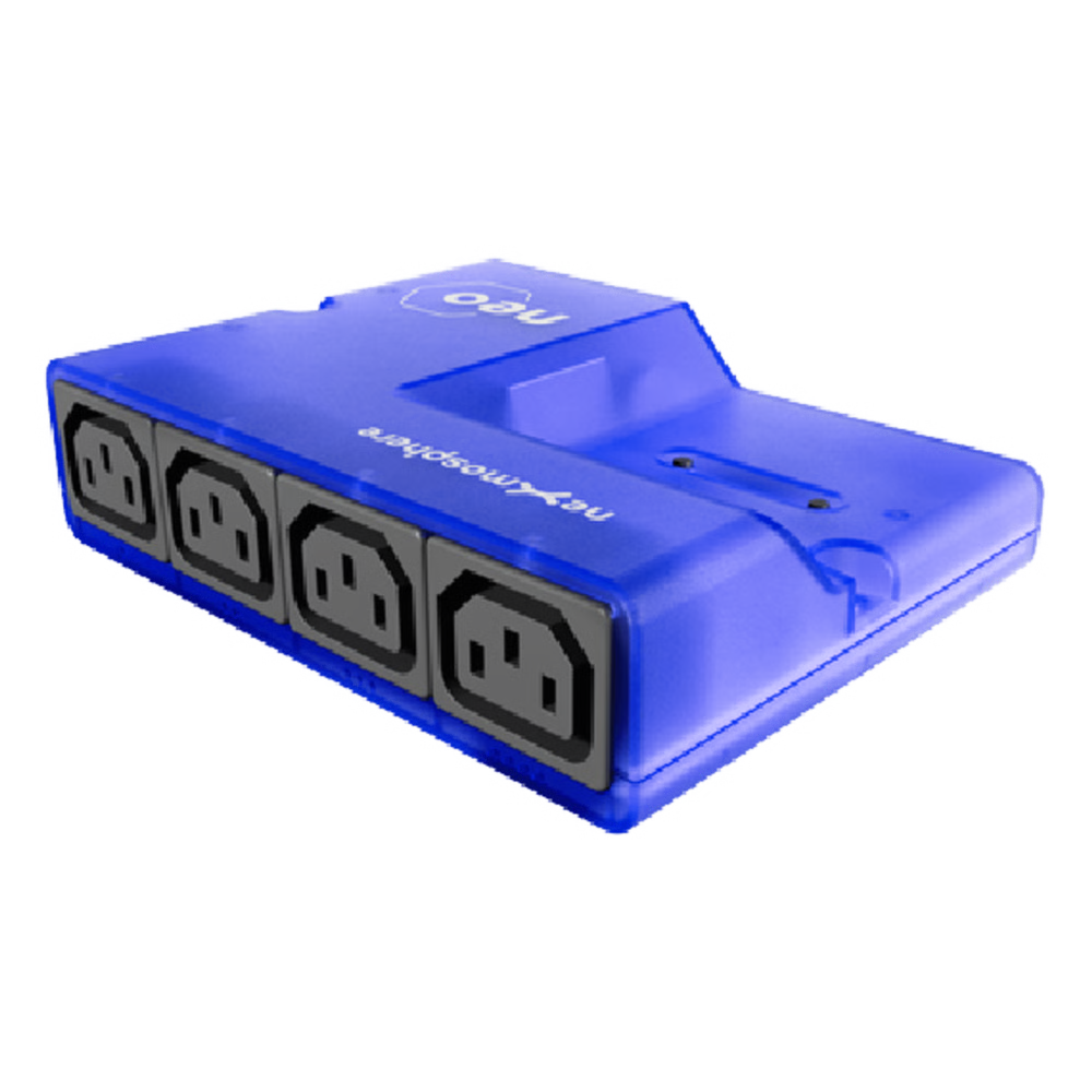 CONTROLADOR DE POTENCIA NEO 300 SERIES / 4 SALIDAS C13 / MEDICIÓN DE POTENCIA POR SALIDA INDIVIDUAL / INTERFACE X-TALK PARA SENSORES / USB-C / API SERIAL / MONITOREO DE ENERGÍA /  10A MÁX