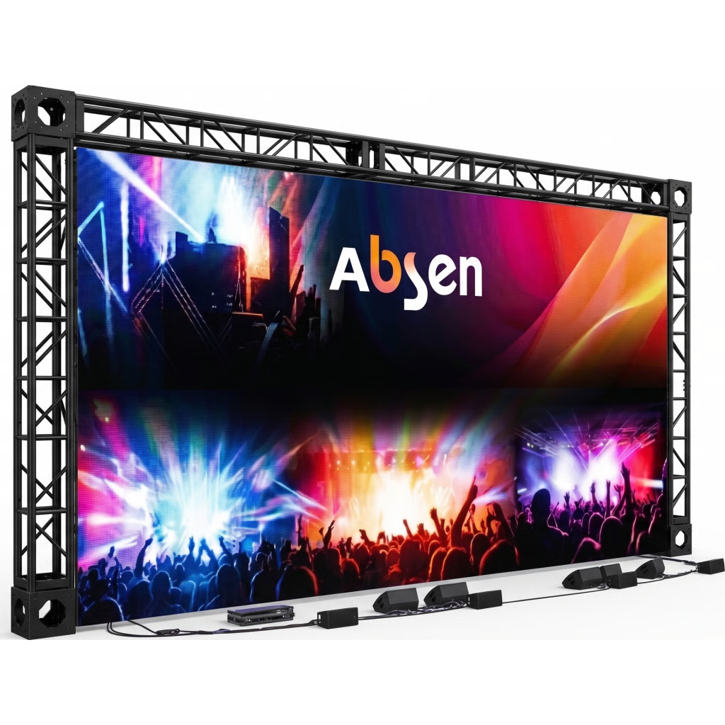 KIT VIDEOWALL LED EXTERIOR / ABSEN  / 24 GABINETES 500 X 500 / PITCH 2.9 MM /  4000 NITS / REFACCIONES Y FLIGHT CASES INCLUIDOS