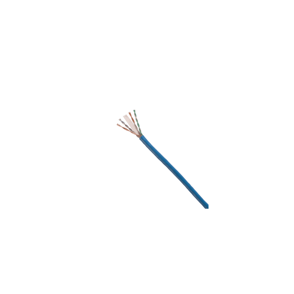 BOBINA DE CABLE UTP 305 M. DE COBRE, TX6000™ PANNET, REELEX, AZUL, CATEGORÍA 6 (24 AWG), PVC (CM), DE 4 PARES
