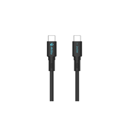 CABLE DE CARGA USB-C A C / 1 METRO (3.28 PIES) / TECNOLOGIA GAN (NITRURO DE GALIO) / FAST-CHARGING / POTENCIA 240W / VELOCIDAD TRANSFERENCIA 480 MBPS / MATERIAL / CONECTOR ALUMINIO ANODIZADO