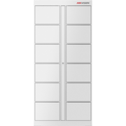 LOCKER INTELIGENTE DE EXPANSION CON 12 ESPACIOS / REQUIERE LOCKER MAESTRO / COMUNICA AL MAESTRO POR RS485-Gabinetes y Cajas-HIKVISION-Bsai Seguridad & Controles