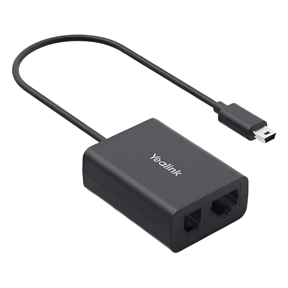 ADAPTADOR EHS PARA DIADEMAS INALÁMBRICAS DECT DE YEALINK COMPATIBLE CON DIVERSAS MARCAS DE TELEFONOS IP