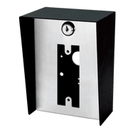 GABINETE PARA MONTAJE EN POSTE ENFORCER / CARCASA DE ACERO CON PINTURA EN POLVO / PLACA FRONTAL DE ACERO INOXIDABLE CON BISAGRA / IP65 IMPERMEABLE / INCLUYE HERRAJES DE MONTAJE Y 2 LLAVES / COMPATIBLE CON DISPOSITIVOS DE FORMATO ANGOSTO Y ANCHA-Racks y Gabinetes-ENFORCER SECOLARM-Bsai Seguridad & Controles