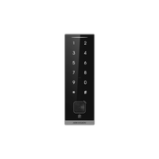 TECLADO ESCLAVO CON LECTOR DE TARJETAS VIRTUALES BLUETOOTH Y CÓDIGOS QR / TARJETAS MIFARE Y PROX EM / CONTRASEÑAS / RS-485 WIEGAND OSDP / FRECUENCIAS 13.56 MHZ Y 125 KHZ / AUTENTICACIÓN TARJETA PIN QR BLUETOOTH / TÁCTIL