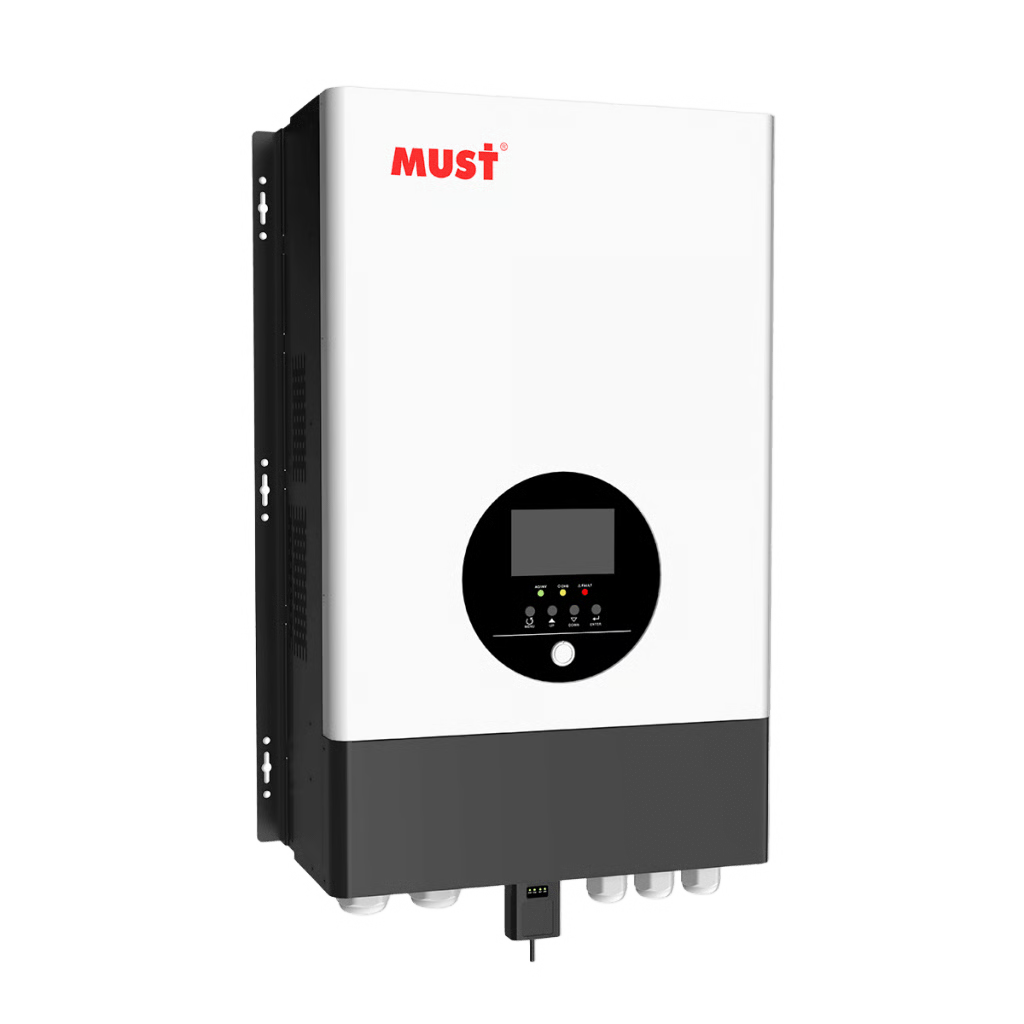 INVERSOR / CARGADOR PARA SISTEMAS TIPO ISLA DE 8,000W A 48VCD / 220VCA, ONDA SINUSOIDAL PURA CON CONTROLADOR MPPT