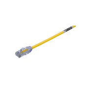 CABLE DE PARCHEO UTP CAT6A, CM/LSZH, DIÁMETRO REDUCIDO (28AWG), COLOR AMARILLO, 0.61 METROS (2 PIES)