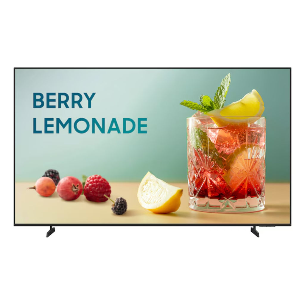 TELEVISOR SMART BUSINESS SAMSUNG 43" / 3 AÑOS DE GARANTIA / 4K UHD (3840X2160) / PANEL E-LED  / BRILLO 300 NIT / WIFI 5 Y BLUETOOTH 5.3 / SMART TV TIZEN / CRYSTAL PROCESSOR 4K / HDR10+ / SONIDO 20W 2CH / OPERACIÓN 16/7