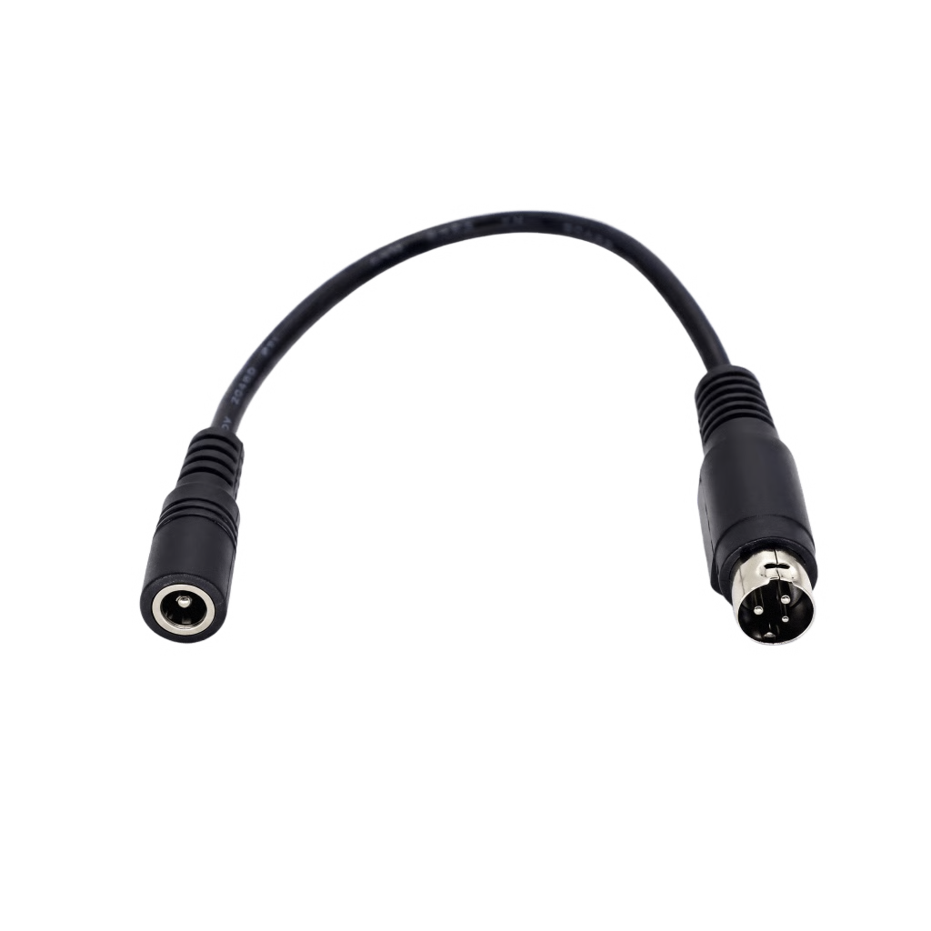 ADAPTADOR DE CORRIENTE DC JACK 5.5MM X 2.1MM A MINI-DIN DE 3 PINES