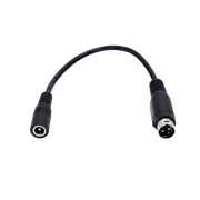 ADAPTADOR DE CORRIENTE DC JACK 5.5MM X 2.1MM A MINI-DIN DE 3 PINES