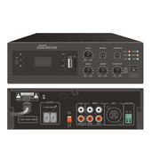 AMPLIFICADOR DIGITAL MINI MP3 CON BLUETOOTH | 240W | ENTRADA XLR MICRÓFONO 48V | 2 ENTRADAS RCA | USB Y TF CARD | FM RADIO | CONTROL REMOTO | PROTECCIÓN CONTRA CORTOCIRCUITO Y SOBRECARGA