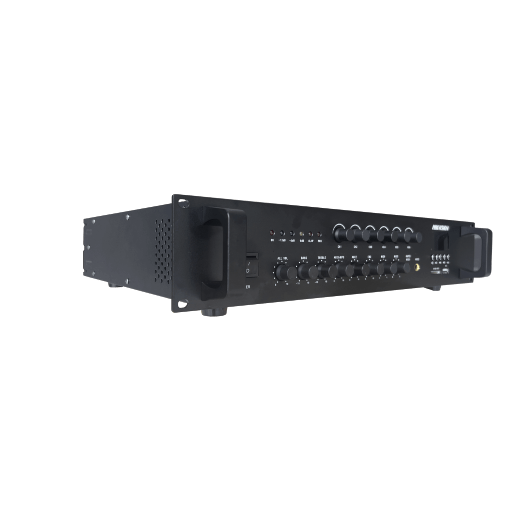 AMPLIFICADOR DE AUDIO / 6 CANALES / 1 ZONA / 120 W / CONEXIÓN BLUETOOTH / 70 | 100V COM  / USO INTERIOR