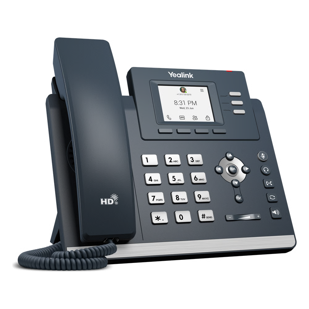 TELEFONO IP MP52-E2-TEAMS DE YEALINK CON ANDROID 13 OPTIMIZADO PARA MICROSOFT TEAMS Y AUDIO HD PROFESIONAL