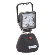 LUZ DE TRABAJO RECARGABLE DE 5 LED, 650 LUMENES, COLOR NEGRO, BASE MAGNETICA