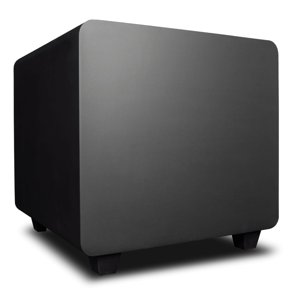 SUBWOOFER ACTIVO DE 10IN | DISEÑO DOWN-FIRING | 300W RMS | RECINTO SELLADO | ACABADO NEGRO