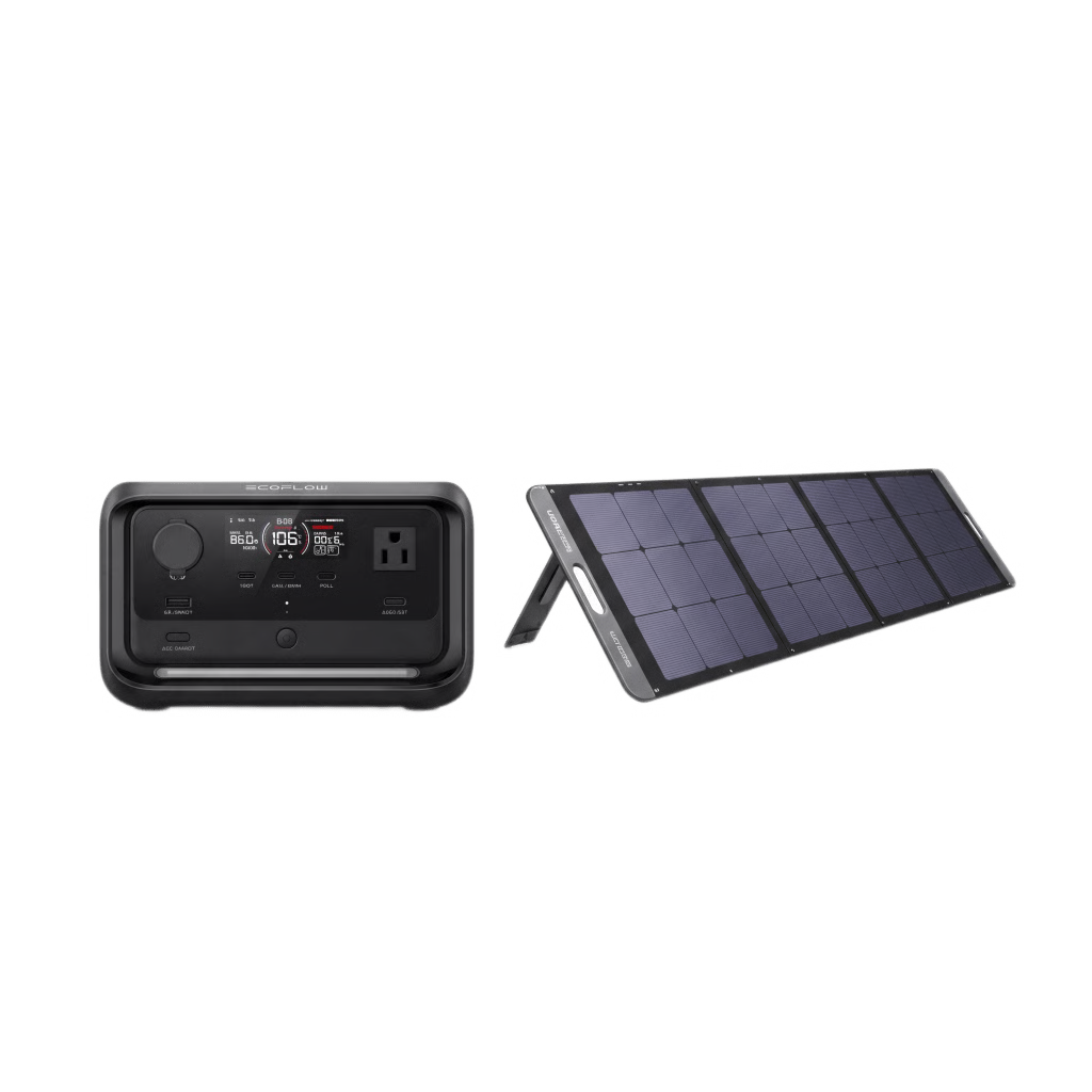 KIT DE PANEL SOLAR Y ESTACIÓN DE BATERÍA PORTÁTIL