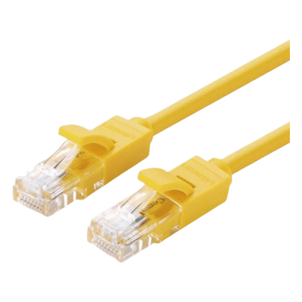 CABLE UTP ETHERNET CAT 6  COLOR AMARILLO 2 METROS