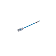 CABLE DE PARCHEO TX6, UTP CAT6, DIAMETRO REDUCIDO (28AWG), COLOR AZUL, 0.5 METROS (1.64 PIES)