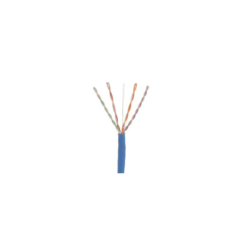 BOBINA DE CABLE UTP 305 METROS (1000 PIES) DE COBRE, TX6000? PANNET, AZUL, CATEGORIA 6 (24 AWG), CMP (PLENUM), DE 4 PARES