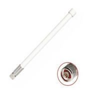 1 ANTENA OMNIDIRECCIONAL / DOBLE BANDA 2.4 GHZ Y 5 GHZ / GANANCIA 7 DBI (2.4 GHZ) Y 10 DBI (5 GHZ) / EXTERIOR / POLARIZACIÓN VERTICAL / CONECTOR N MACHO